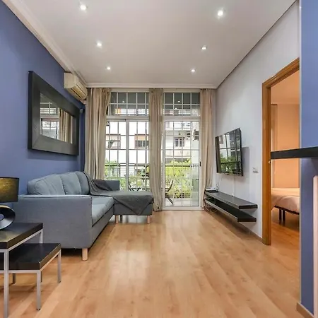 Apartment Comfy 4bd-2bth With Terrace In Plaza Espana *